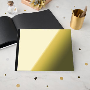 カスタムブラックデザイン追加フォトまたは文字 ゲストブック