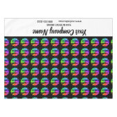 カスタムブラックトレードショーテーブルクロス事業 テーブルクロス (正面(横))