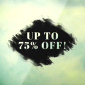 カスタムブラックブラシフレーム販売店舗 ウィンドウサイン (シート3)