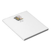 カスタムブラック3年生先生評価 ノートパッド (アングル)