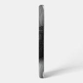 カスタムブラック&ホワイトヒマワリ三星銀河ケース SAMSUNG GALAXYケース (左側面)