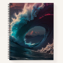 カスタムブラック&ホワイトモノグラムスケッチブック