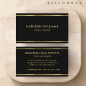 カスタムブラック&金ゴールドプレミアムプロフェッショナル 名刺