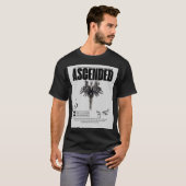 カスタムブラックTCSメンズTシャツ Tシャツ (正面フル)