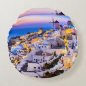 カスタムブラッシュポリエステルラウンド装飾用クッションOia ラウンドクッション (正面)