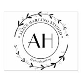 カスタムブランディングロゴビジネスバッグとボックスロゴ ラバースタンプ (インプリント)