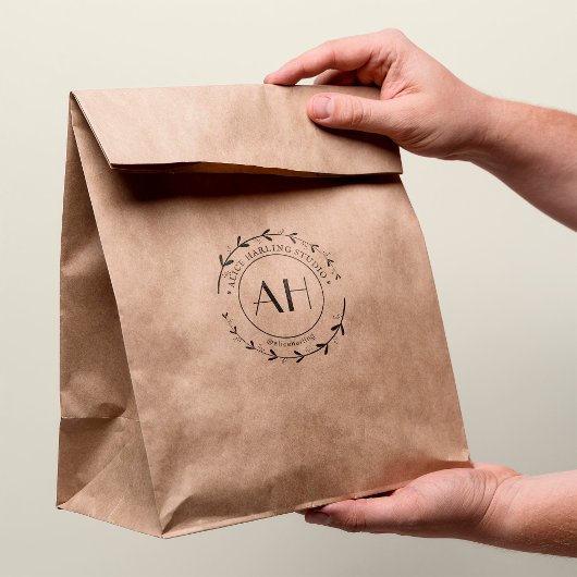 カスタムブランディングロゴビジネスバッグとボックスロゴ ラバースタンプ