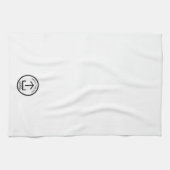 カスタムブランディング白 キッチンタオル (横)