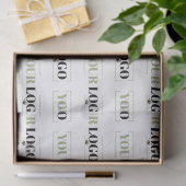 カスタムブランドのタイル状ロゴ大シートティッシュペーパー 薄葉紙 (ギフト)