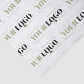 カスタムブランドのタイル状ロゴ大シートティッシュペーパー 薄葉紙 (詳細)