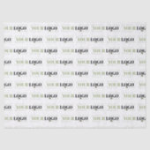 カスタムブランドのタイル状ロゴ大シートティッシュペーパー 薄葉紙 (正面)