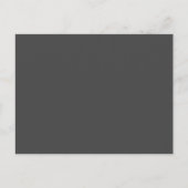 カスタムブランドのダークグレー写真パーフェクト標準 ポストカード (正面)
