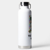 カスタムブランドのピンクイエローブルーパーソナル ウォーターボトル (正面)