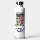 カスタムブランドのピンクイエローブルーパーソナル ウォーターボトル (左面)