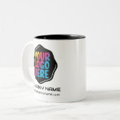 カスタムブランドのマグカップ:会社のイメージを高める ツートーンマグカップ (正面左)