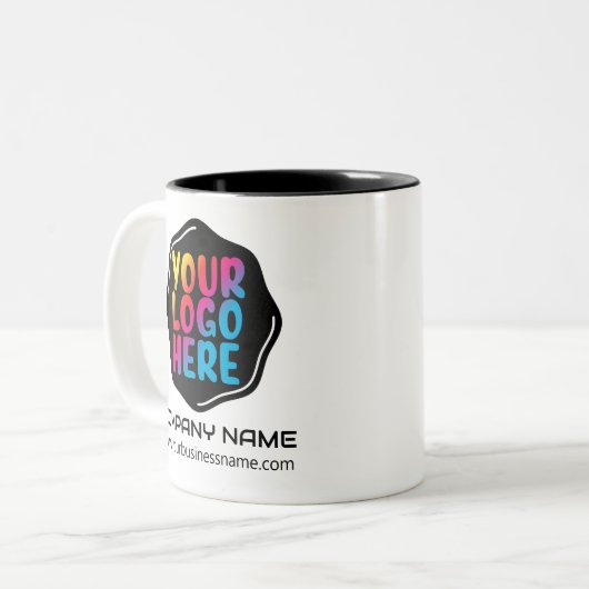 カスタムブランドのマグカップ：会社のイメージを高める ツートーンマグカップ (正面左)