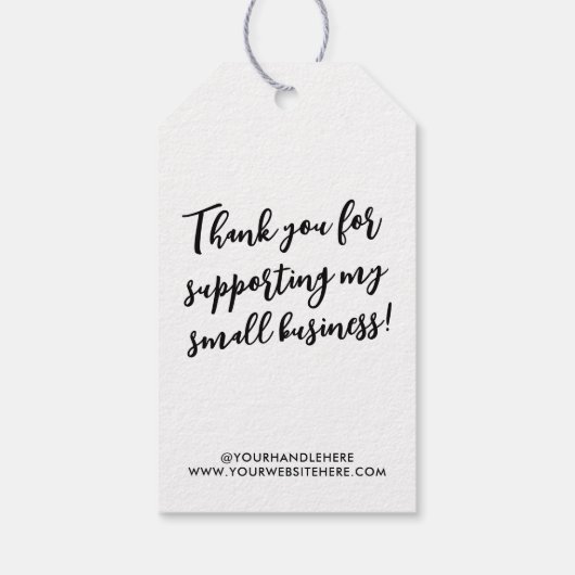 カスタムブランドのロゴビジネス価格サイズつるラベル ギフトタグ (裏面)