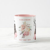 カスタムブランドの花嫁プロポーザルブライダルパーティ マグカップ (中央)