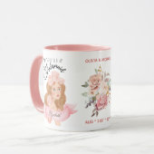 カスタムブランドの花嫁プロポーザルブライダルパーティ マグカップ (正面左)