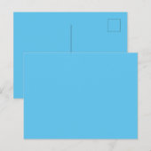 カスタムブランドスカイブルー写真パーフェクトスタンダード ポストカード (正面/裏面)