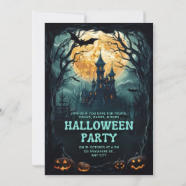 カスタムブランドダークファンタジーハローウィンパーティ 招待状