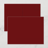 カスタムブランドダークレッド写真パーフェクトスタンダード ポストカード (正面/裏面)