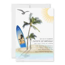 カスタムブランドビーチサマーニュートラル1st誕生日