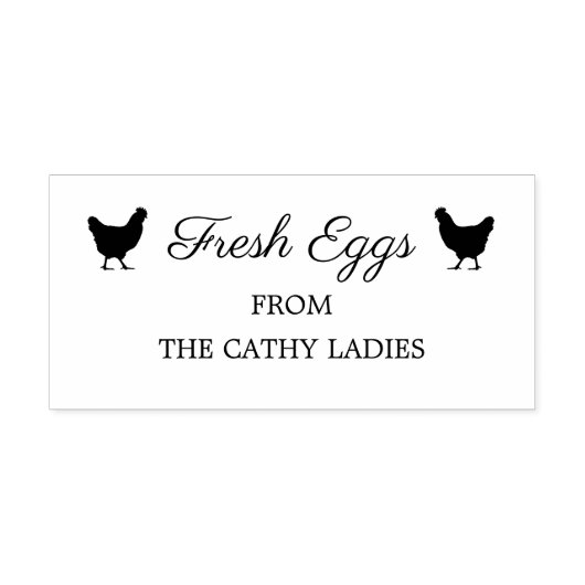 カスタムブランドファームハウス |エッグカートンスタンプ セルフインキングスタンプ (デザイン)