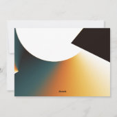 カスタムブランドフォトハッピーバースデーフラット シーズンカード (裏面)