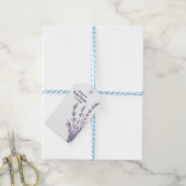 カスタムブランドフランスのラベンダー花ギフトラベル ギフトタグ (より糸付き)