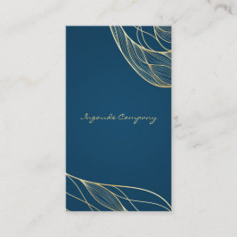 カスタムブランドブルーシンプル名刺 名刺