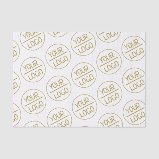 カスタムブランドロゴビジネス企業パッケージ 薄葉紙 (正面)