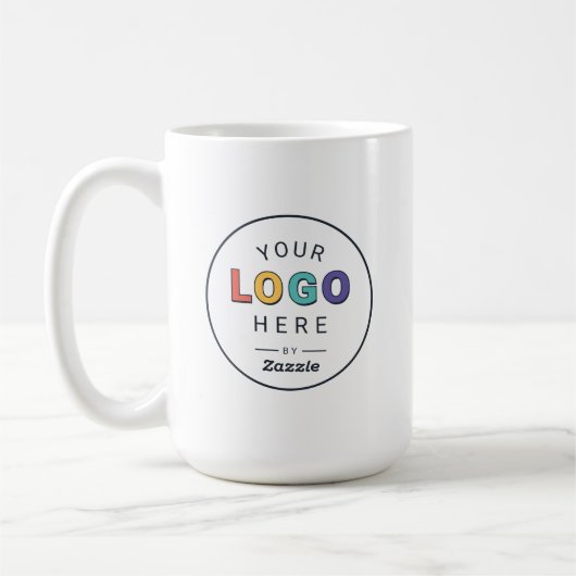 カスタムブランドロゴ ビジネス コーヒーマグカップ (左)