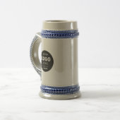 カスタムブランドロゴ ビジネス ビールジョッキ (正面左)