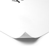 カスタムブランド会社のシンプルビジネスロゴ ポスター (角)