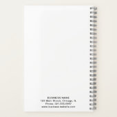 カスタムブランド会社プロモーションロゴ事業 ノートブック (裏面)