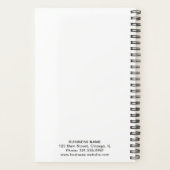 カスタムブランド会社プロモーションロゴ事業 プランナー手帳 (裏面)