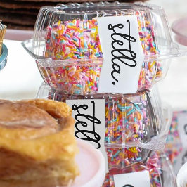 カスタムブランド名の追加タイポグラフィラベル ラベル