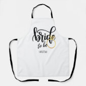 カスタムブランド新婦バチェロレッテブライダル エプロン (正面)