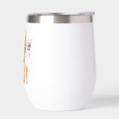 カスタムブランド白とオレンジグランジハロウィーン (左面)