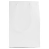 カスタムブランド白抱き枕 | 中程度の光沢 ミディアムペーパーバッグ (正面)