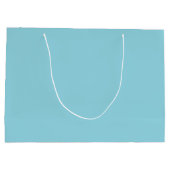 カスタムブランド白抱き枕 | 大きな光沢 ラージペーパーバッグ (裏面)