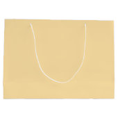 カスタムブランド白抱き枕 | 大きな光沢 ラージペーパーバッグ (裏面)