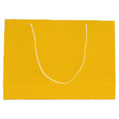 カスタムブランド白抱き枕 | 大きな光沢 ラージペーパーバッグ (裏面)