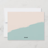 カスタムブランド美学ハッピーバースデー シーズンカード (裏面)