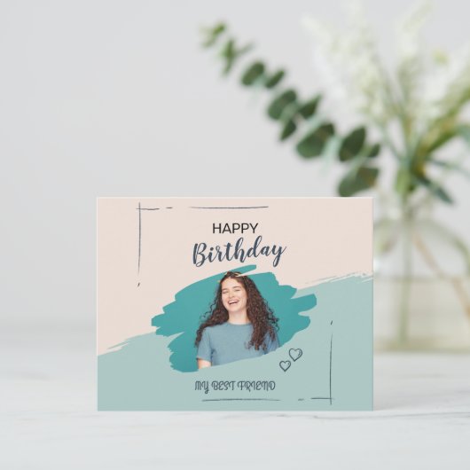 カスタムブランド美学ハッピーバースデー シーズンカード (スタンド正面)
