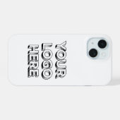 カスタムブランド iPhone 15ケース (裏面横)
