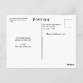 カスタムブリティッシュカントリーキツネ狩りシーンホースマン ポストカード (裏面)