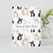 カスタムブルドッグパターン 招待状 (スタンド正面)