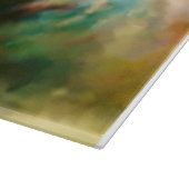 カスタムブルドッグ水絵画色 カッティングボード (角)